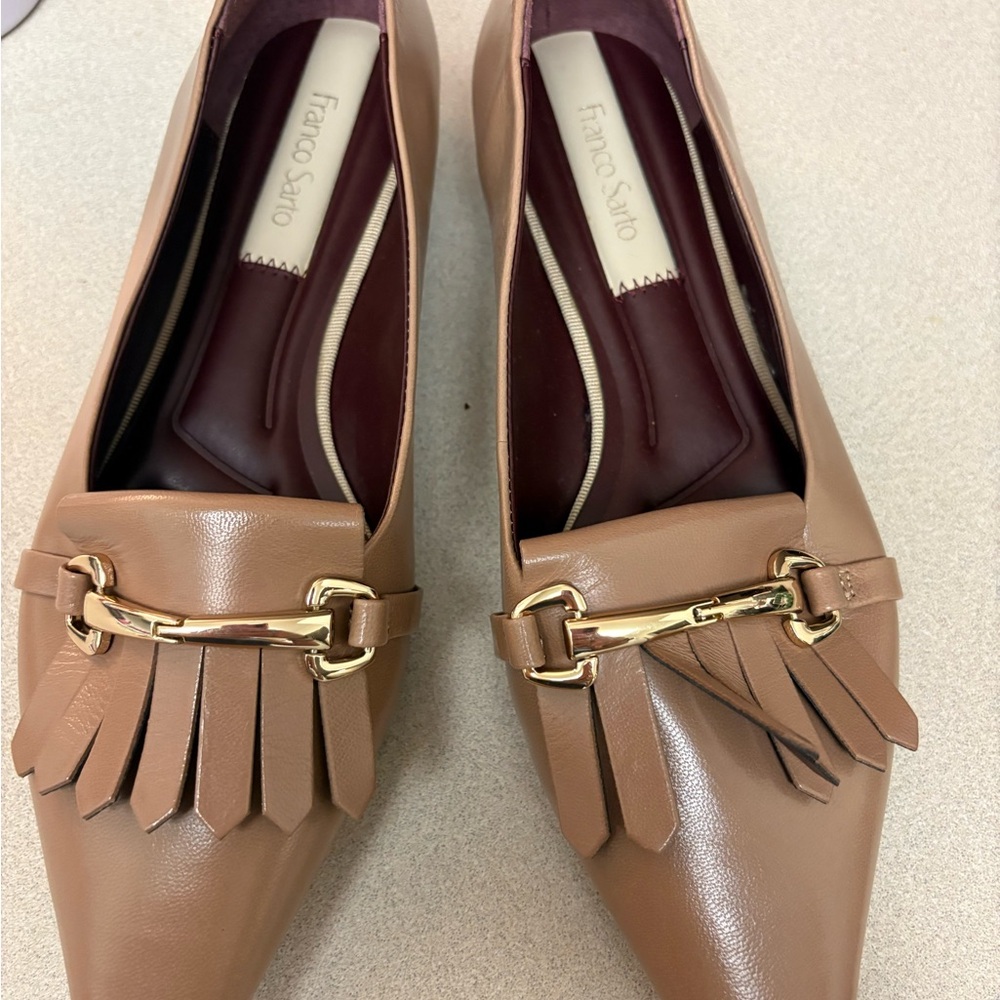 Franco Sarto Women's Tan Loafers